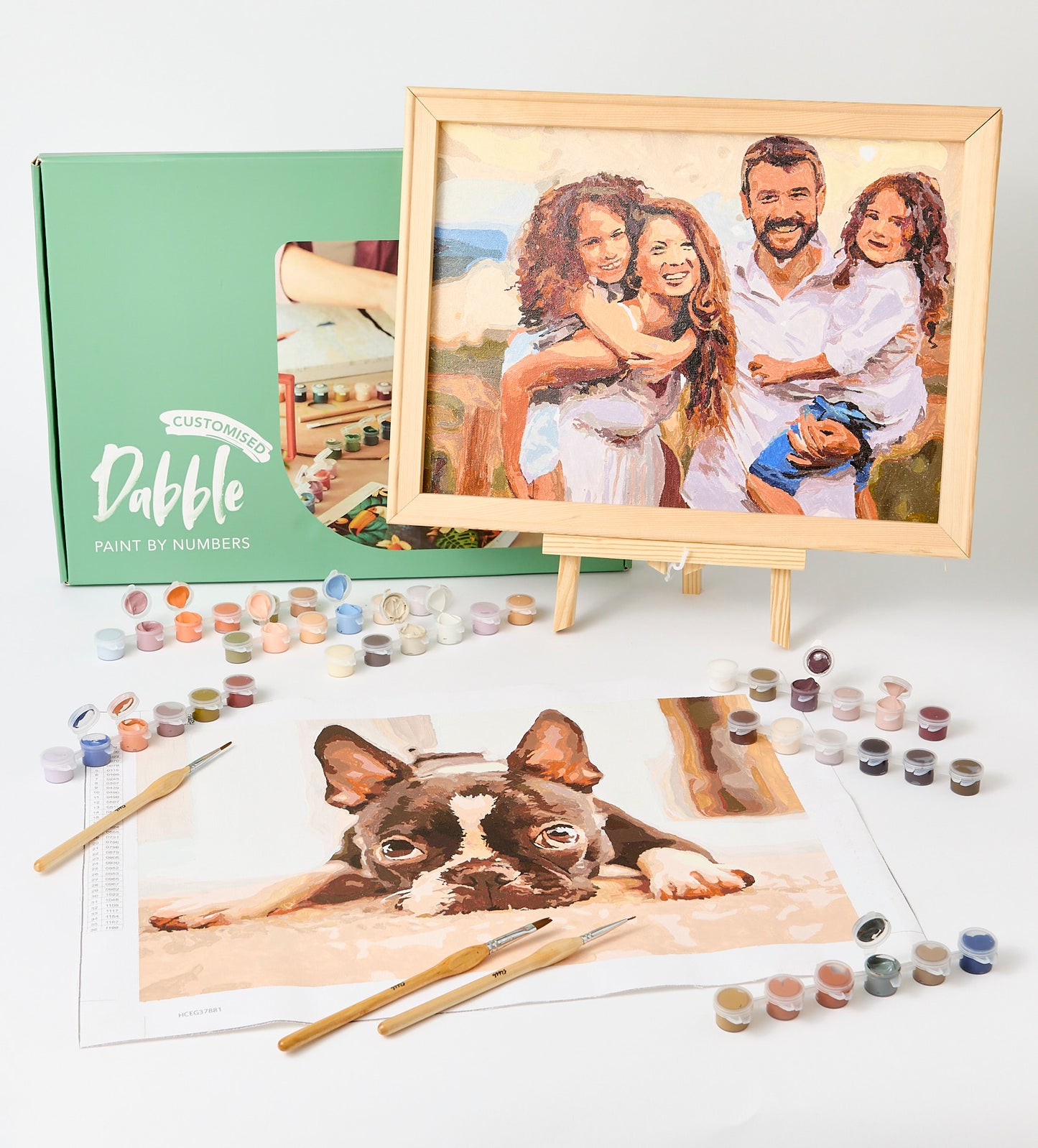 Personalisiertes Malen nach Zahlen Set 
